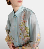 Zimmermann Waverly floral silk shirt