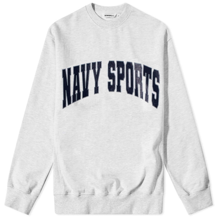 Photo: Uniform Bridge Vintage Navy Arch Logo Sweat