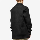Jil Sander Men's Wool Mohair Overshirt in Black