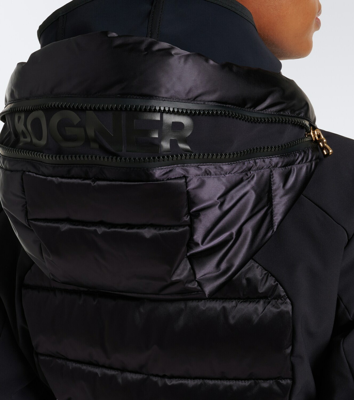 Bogner Elva hooded belted ski jacket