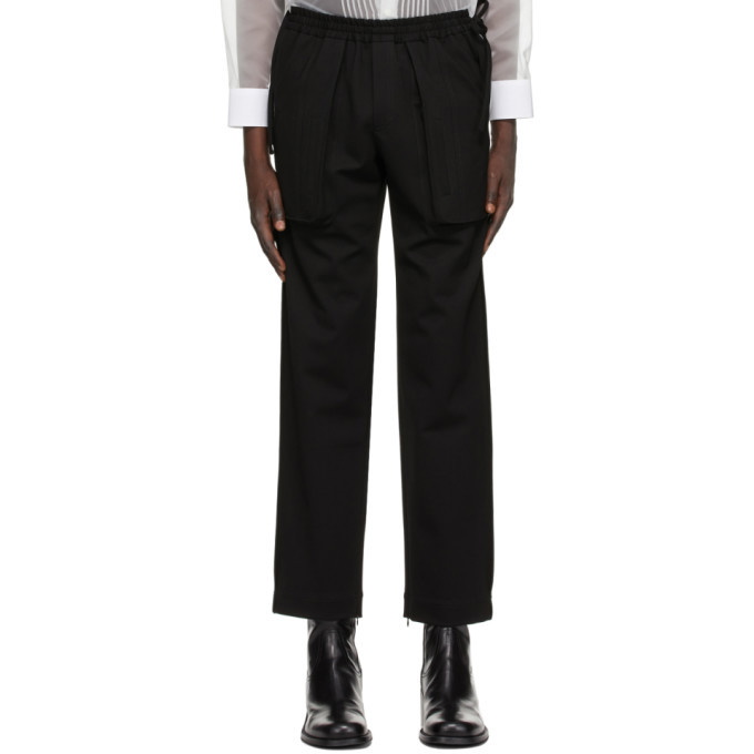 Photo: Situationist SSENSE Exclusive Black Side String Trousers