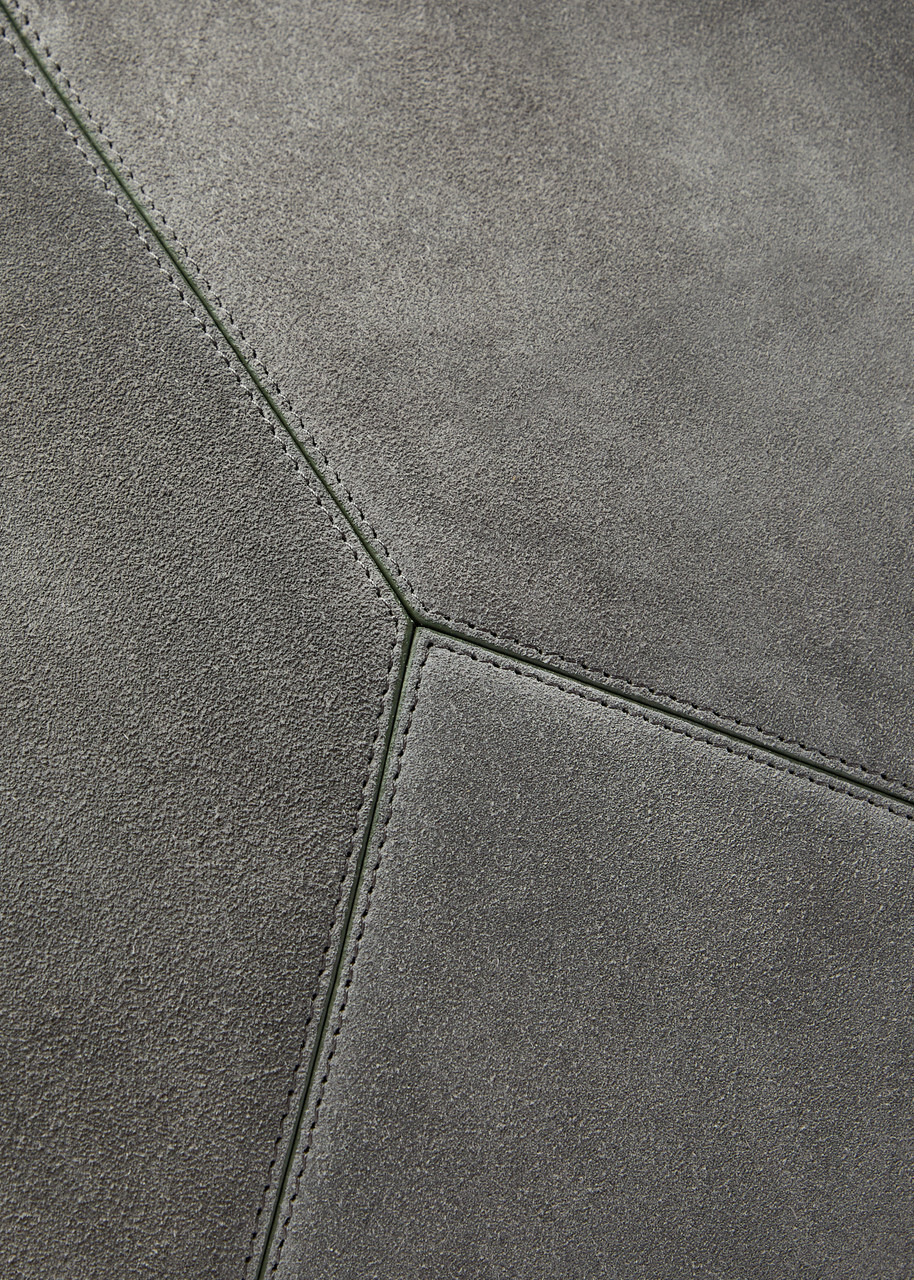 Victoria Beckham Victoria Small Panelled Suede Tote bag - Grey - One Size