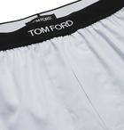 TOM FORD - Cotton Boxer Shorts - Gray