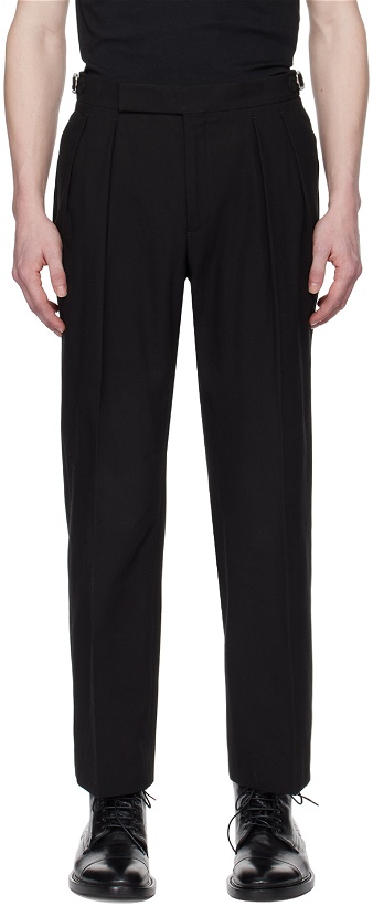 Photo: Paul Smith Black Pleated Trousers