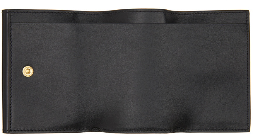 Jil Sander Black Trifold Baby Wallet Jil Sander