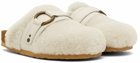 See by Chloé Off-White Gema Shearling Mules