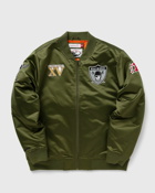 Mitchell & Ness Nfl Satin Bomber Jacket Las Vegas Raiders Green - Mens - Bomber Jackets/Team Jackets