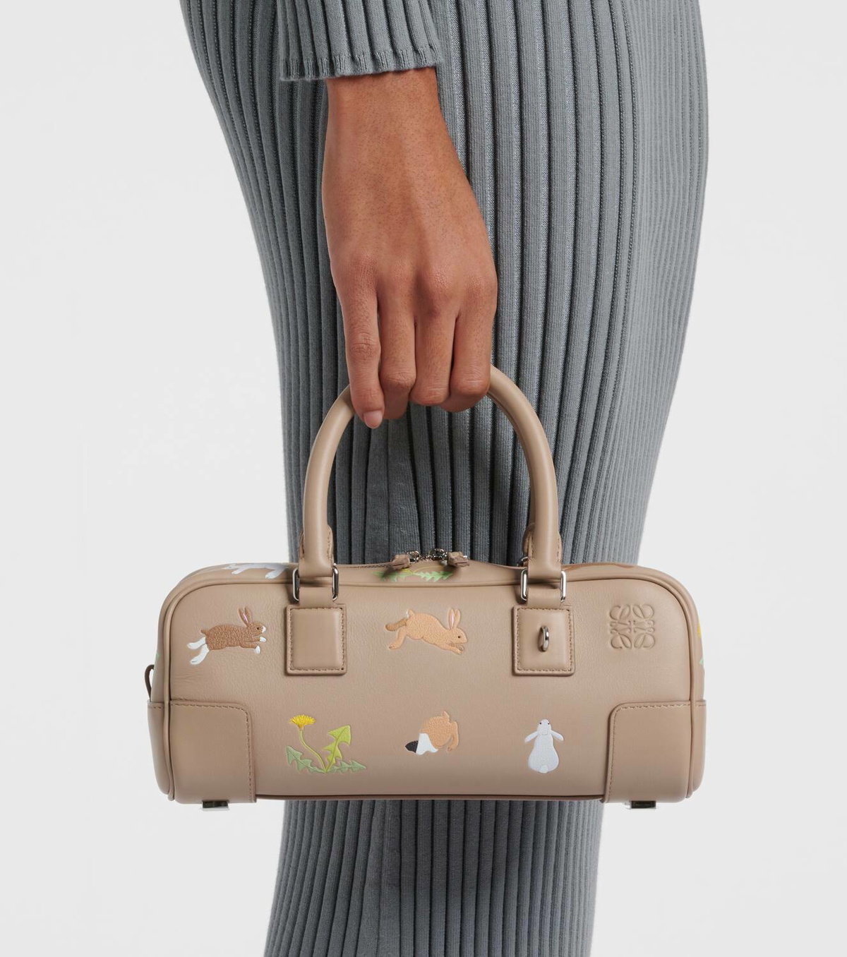 Loewe x Suna Fujita Amazona 23 small printed leather tote