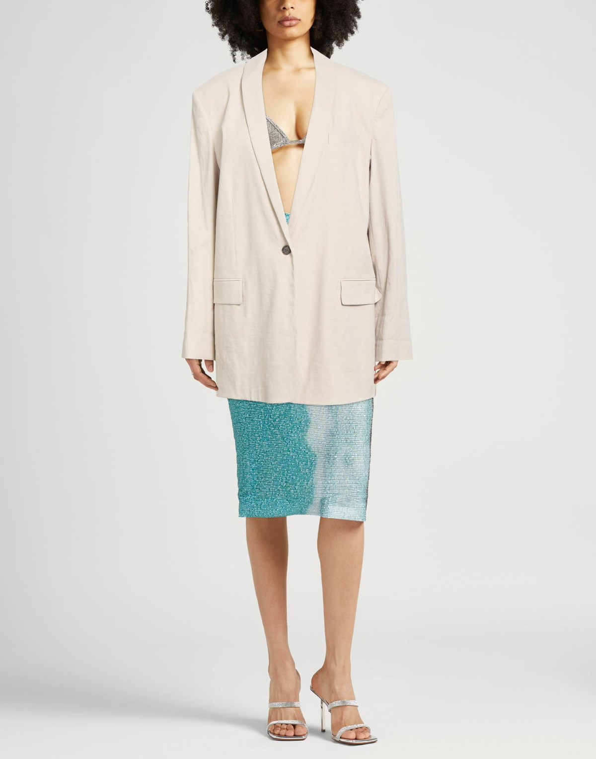Theory Womens Blazer Ivory