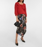 Rixo Serenity metallic-knit sweater