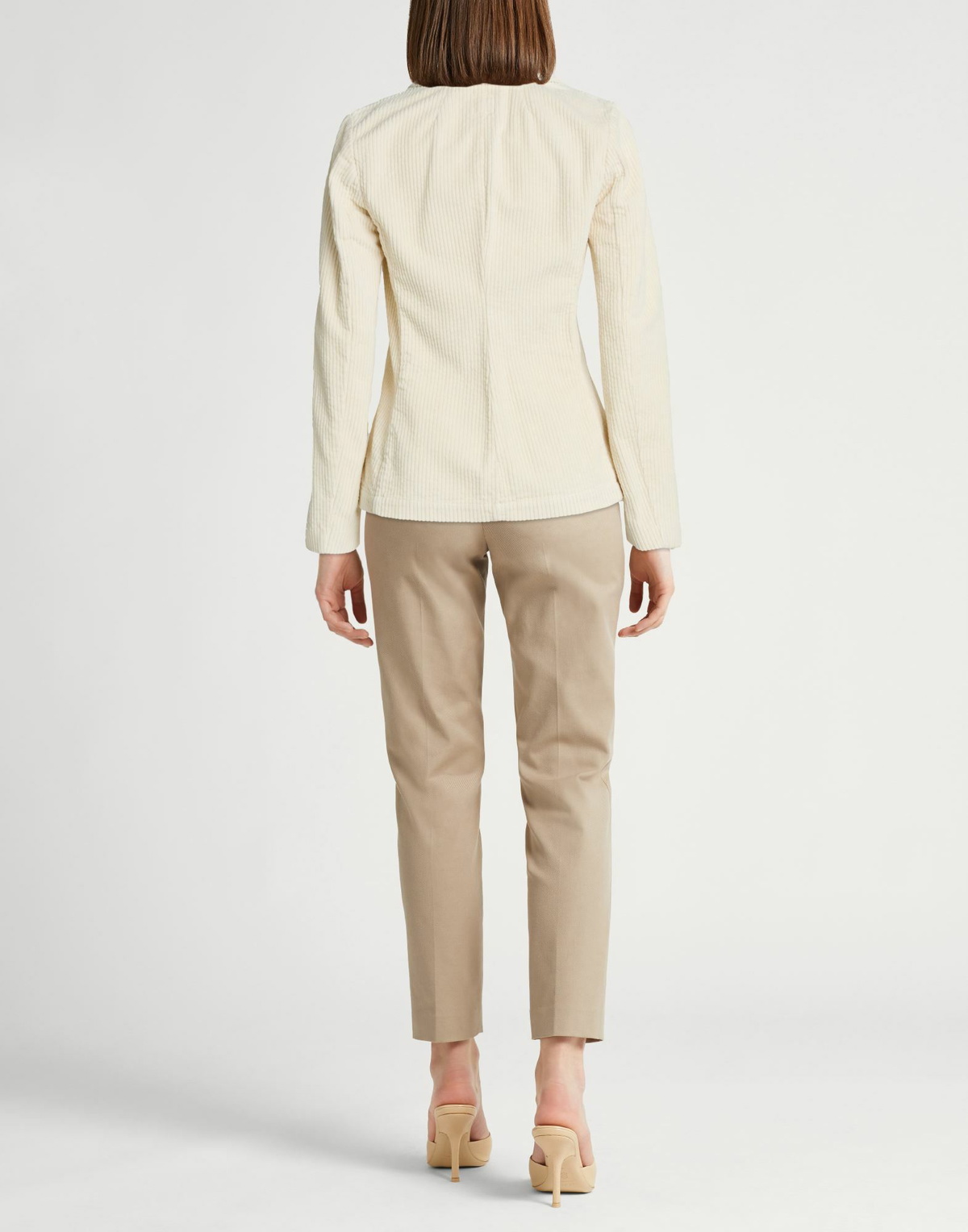 120% Lino Womens Blazer Ivory