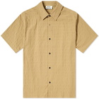 Acne Studios Short Sleeve Shepton Stripe Textured Shirt