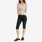 Our Legacy Women's Ragged Vest in Taupe Nylon Mesh