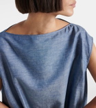 Alaïa Cotton and linen minidress