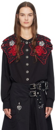 Chopova Lowena Black Marlin Shirt