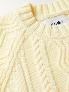 NN07 - Cooper Cable-Knit Wool Sweater - Neutrals