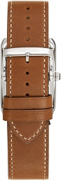 TOM FORD Brown & Silver Leather 001 Watch