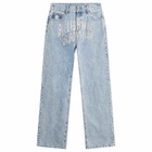 Billionaire Boys Club Men's Arch Logo Denim Jeans in Light Wash Blue