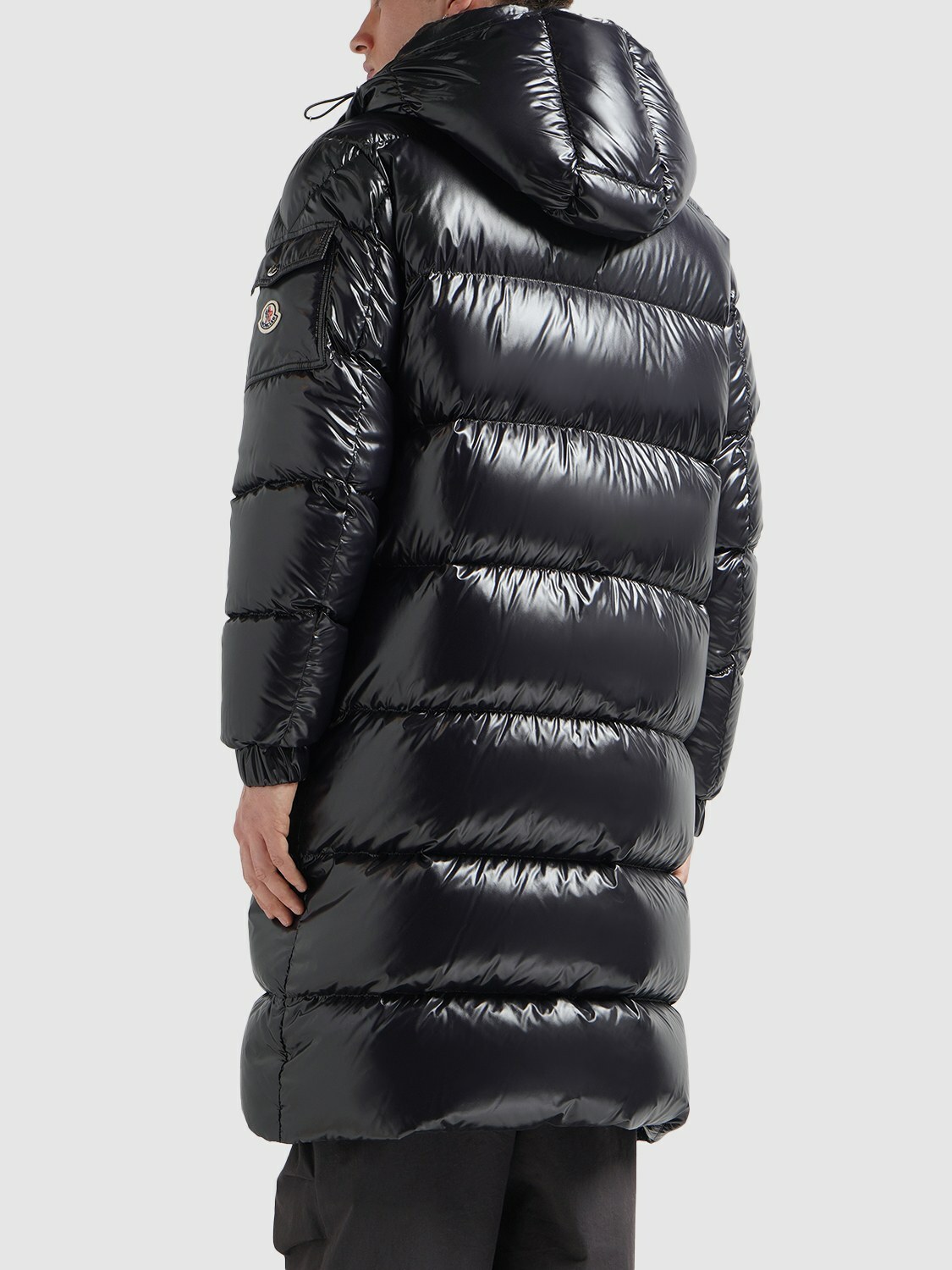 コート MONCLER Igesse nylon long down jacket MONCLER - Hanover Long Nylon Down Jacket Moncler