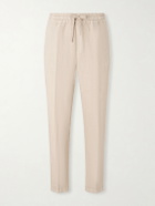 Altea - Mattia Straight-Leg Linen Drawstring Trousers - Neutrals