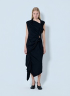 Yohji Yamamoto High Twisted French Terry Braided Top