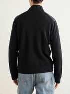 Moncler - Wool and Quilted Shell Zip-Up Cardigan - Black