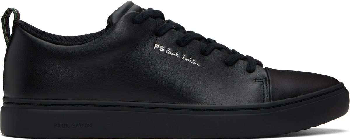 PS by Paul Smith Black Leather Lee Sneakers