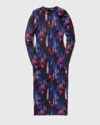 Rotate Birger Christensen Printed Midi Dress Purple Dresses