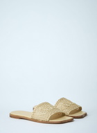 Chloé Logo Motif Slides