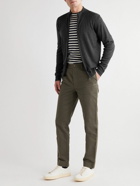 John Smedley - Claygate Merino Wool Zip-Up Cardigan - Gray