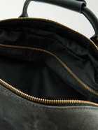 Bennett Winch - Commuter Leather-Trimmed Suede Holdall