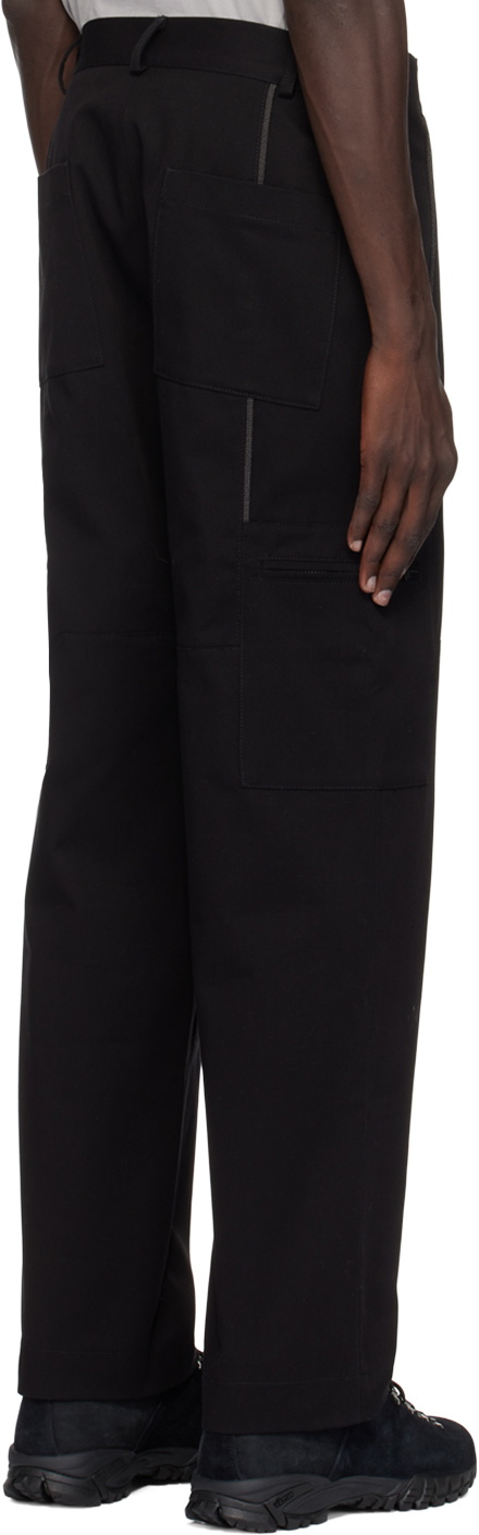 GR10K SSENSE Exclusive Black Piping Cargo Pants