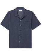 Universal Works - Road Convertible-Collar Polka-Dot Cotton-Blend Shirt - Blue