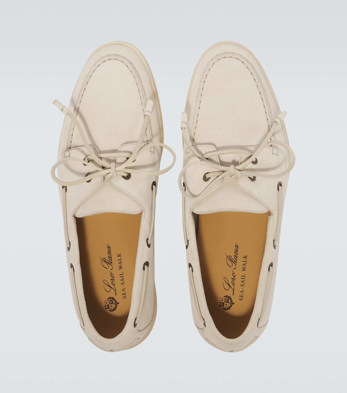 Loro Piana Sea-Sail Walk suede boat shoes Loro Piana