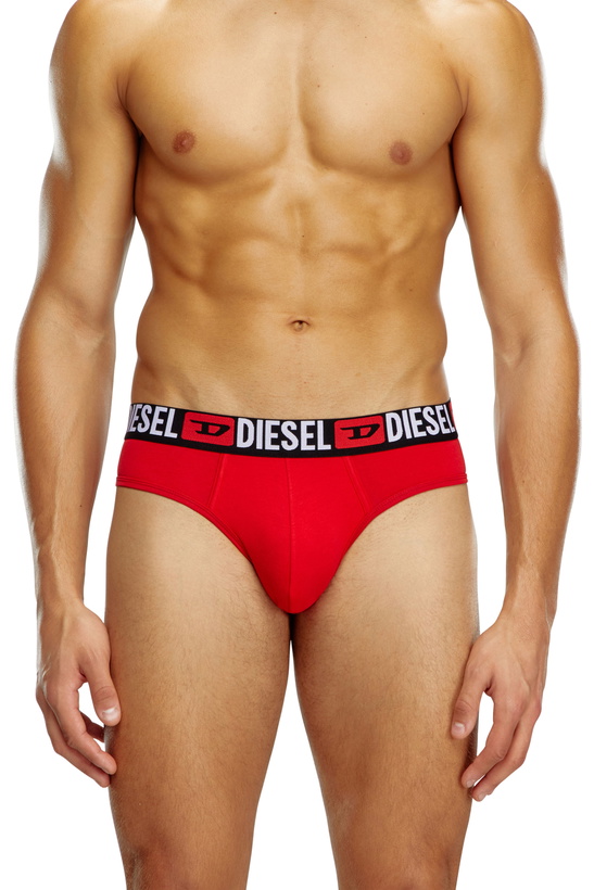 Photo: Diesel Three-pack of solid-colour briefs - Briefs Mens in Multicolor