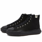 Maison MIHARA YASUHIRO Men's Peterson Original Hi-Top Sneakers in Black/Black