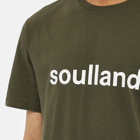 Soulland Men's Chuck Logo T-Shirt in Green