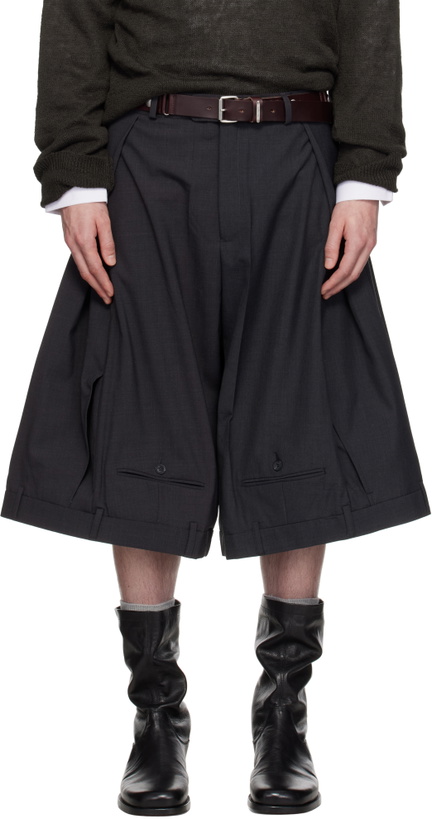 Photo: HODAKOVA Upside Down Wide Trouser Shorts