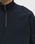 The New Originals EMBLEM HALF-ZIP SWEATER Blue Men