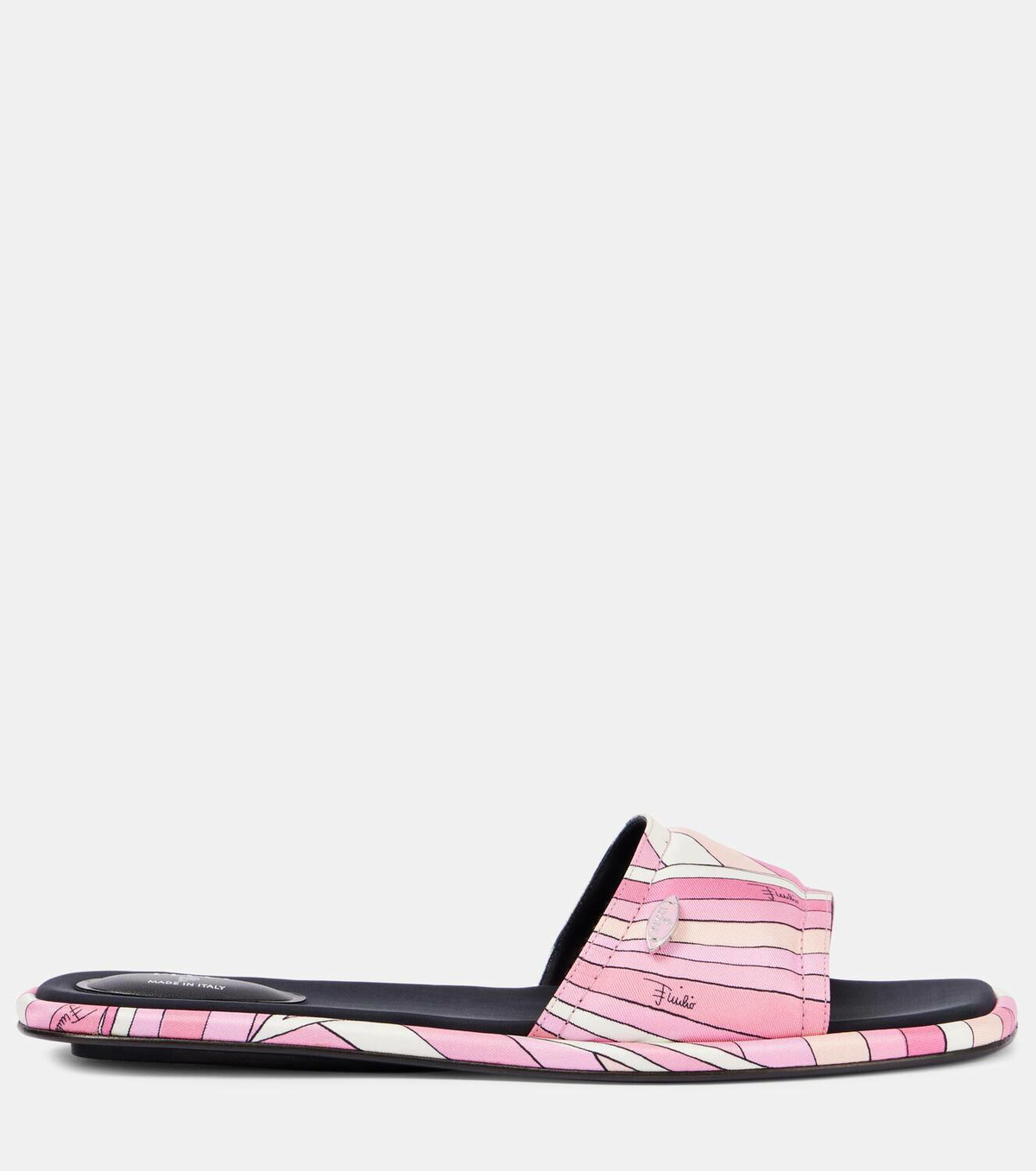 Pucci Iride twill thong sandals