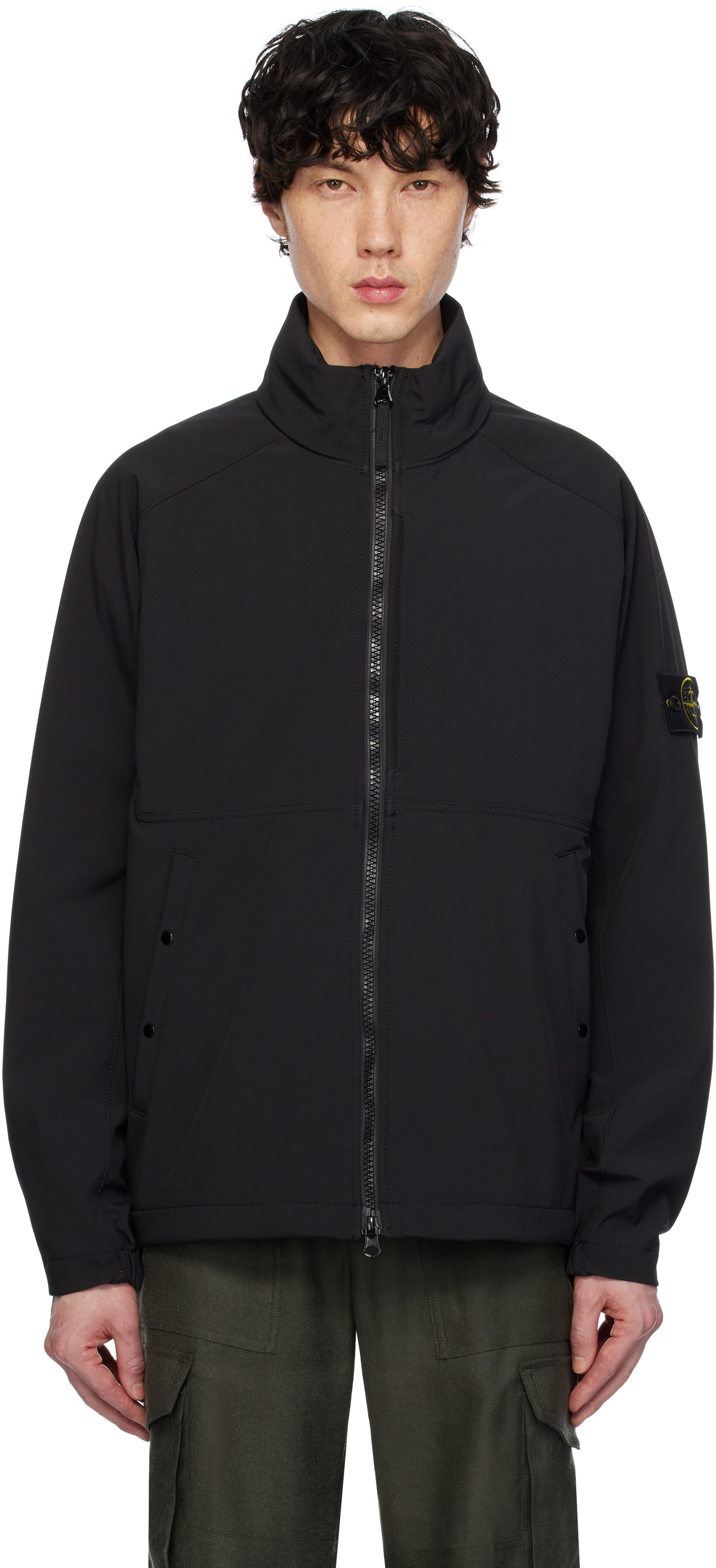 Stone Island Black Light Soft Shell Jacket