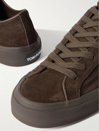 TOM FORD - Cambridge Suede Sneakers - Brown