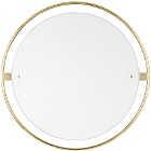 MENU Polished Brass Nimbus Mirror