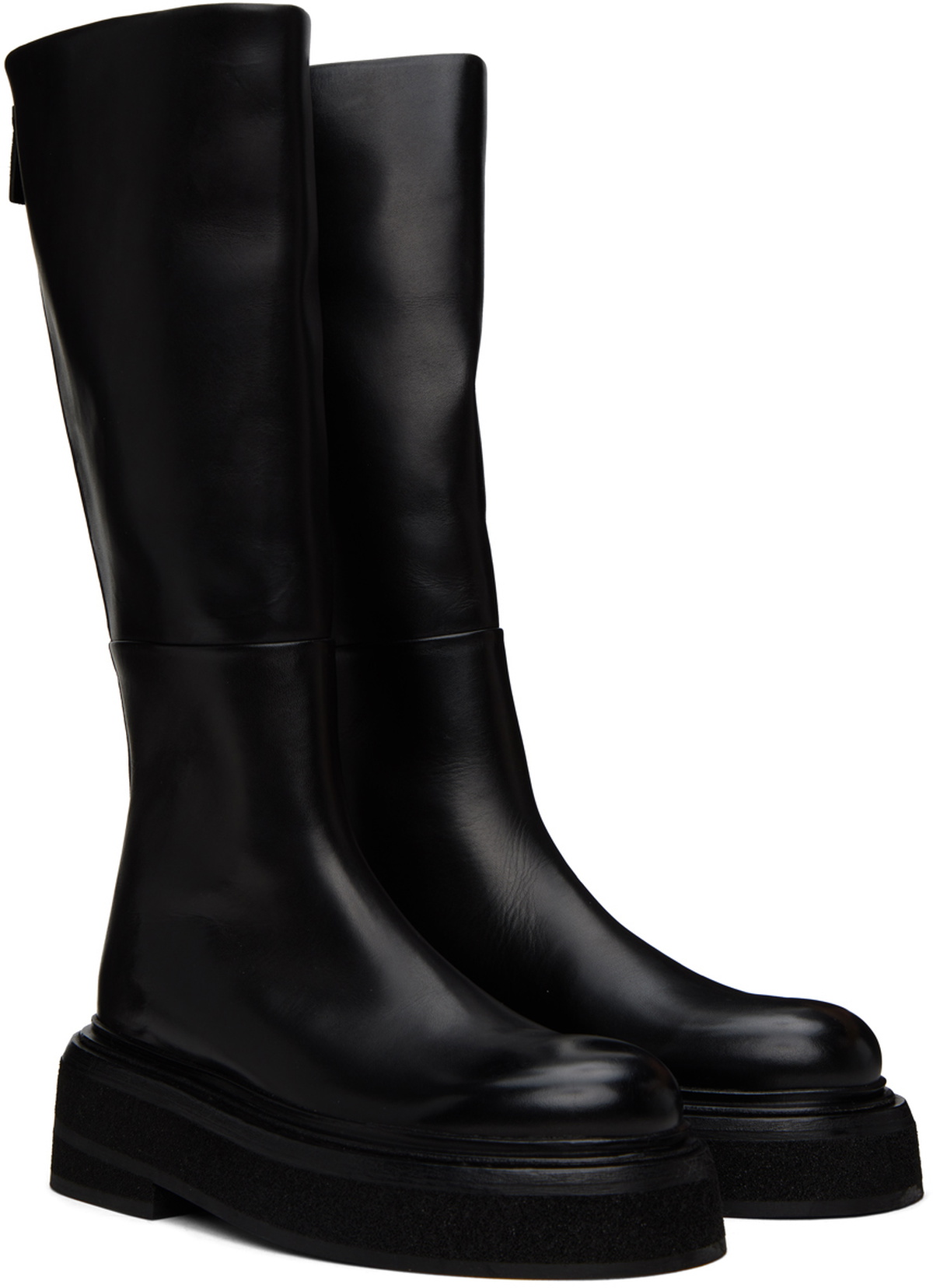 Marsèll Black Flat Zuccone Boots Marsèll