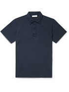 SAVE KHAKI UNITED - Supima Cotton-Jersey Polo Shirt - Blue