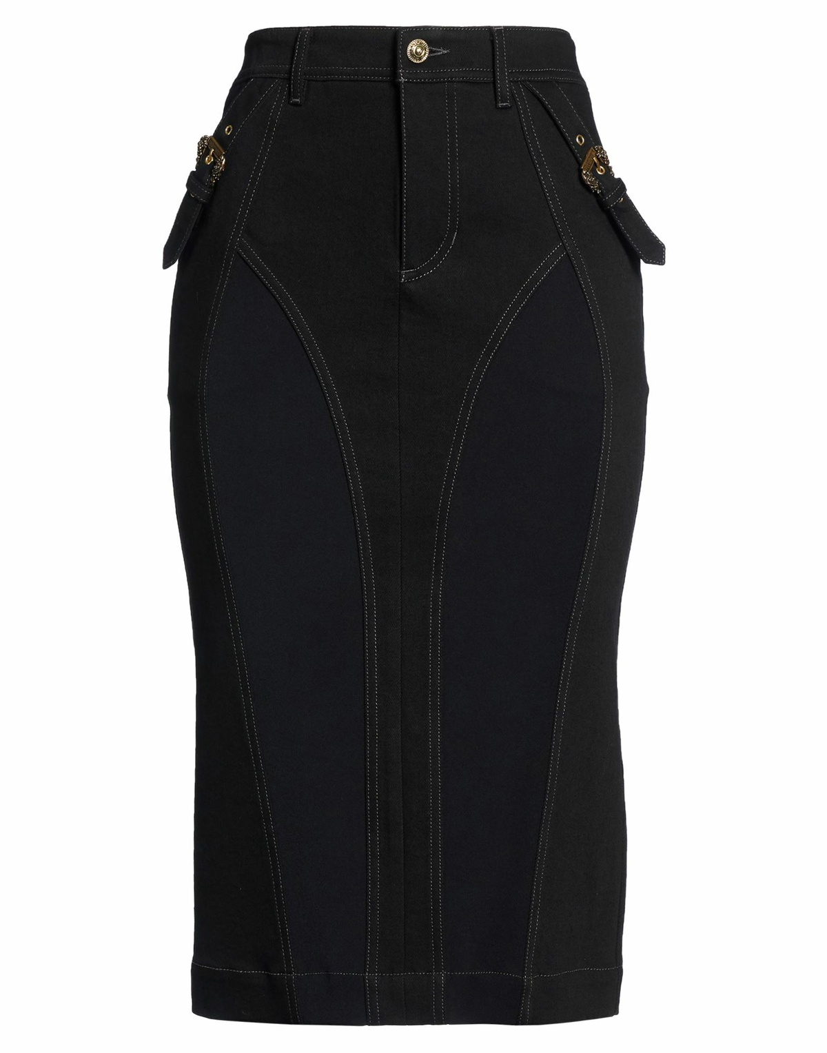 Versace Jeans Couture Womens Denim skirt in Black