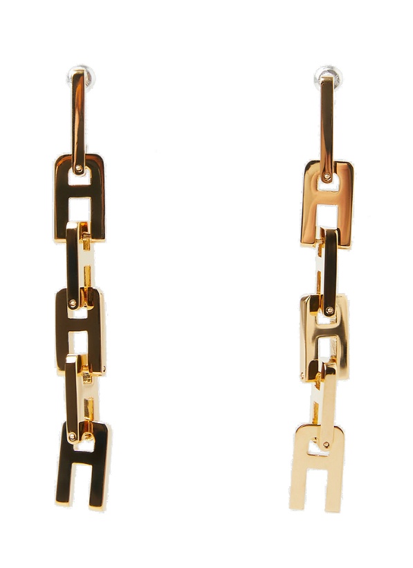 Photo: 925 A Chain Link Earrings in Gold