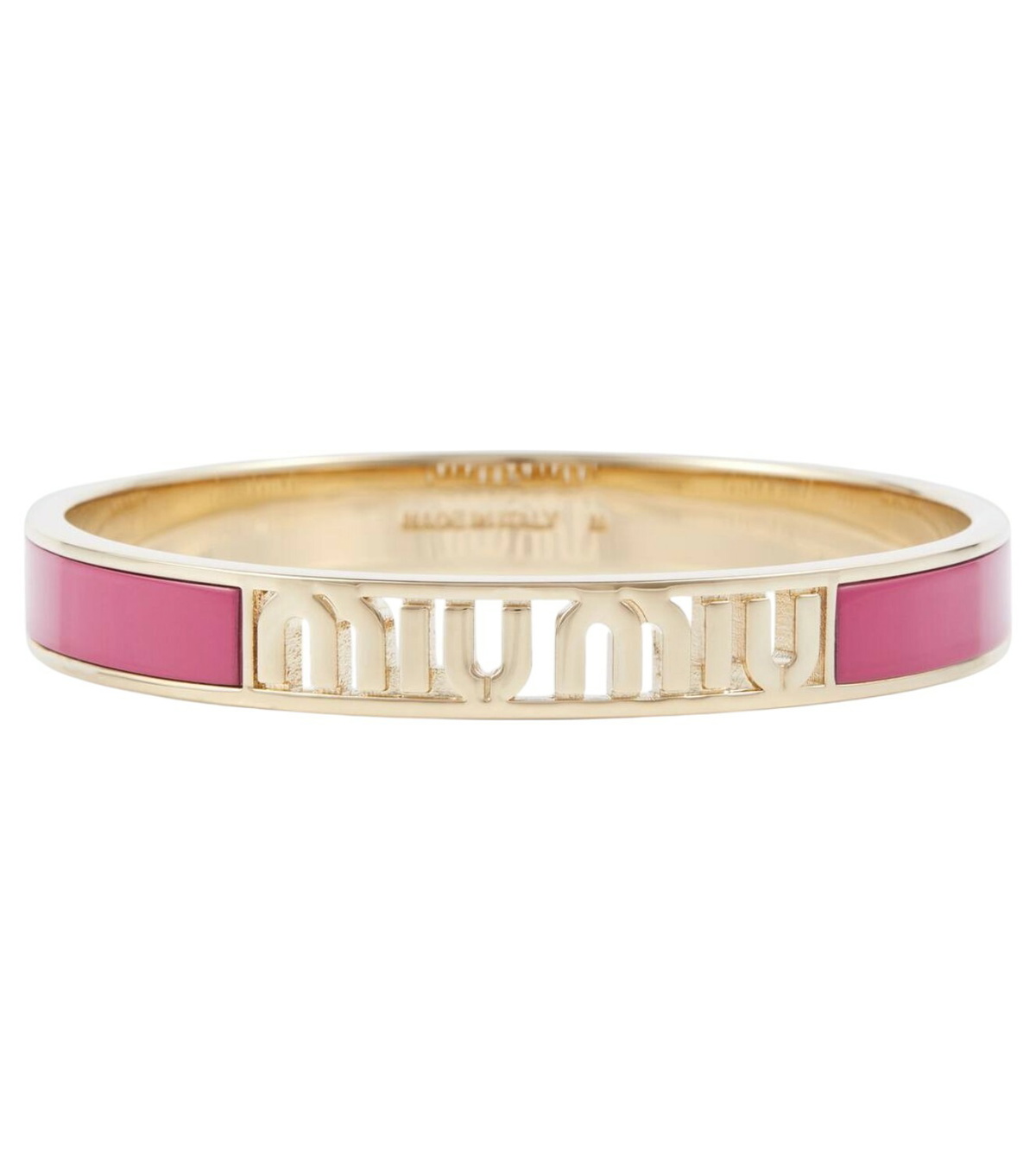 Miu Miu Emerald Green Fabric Bracelet Miu Miu