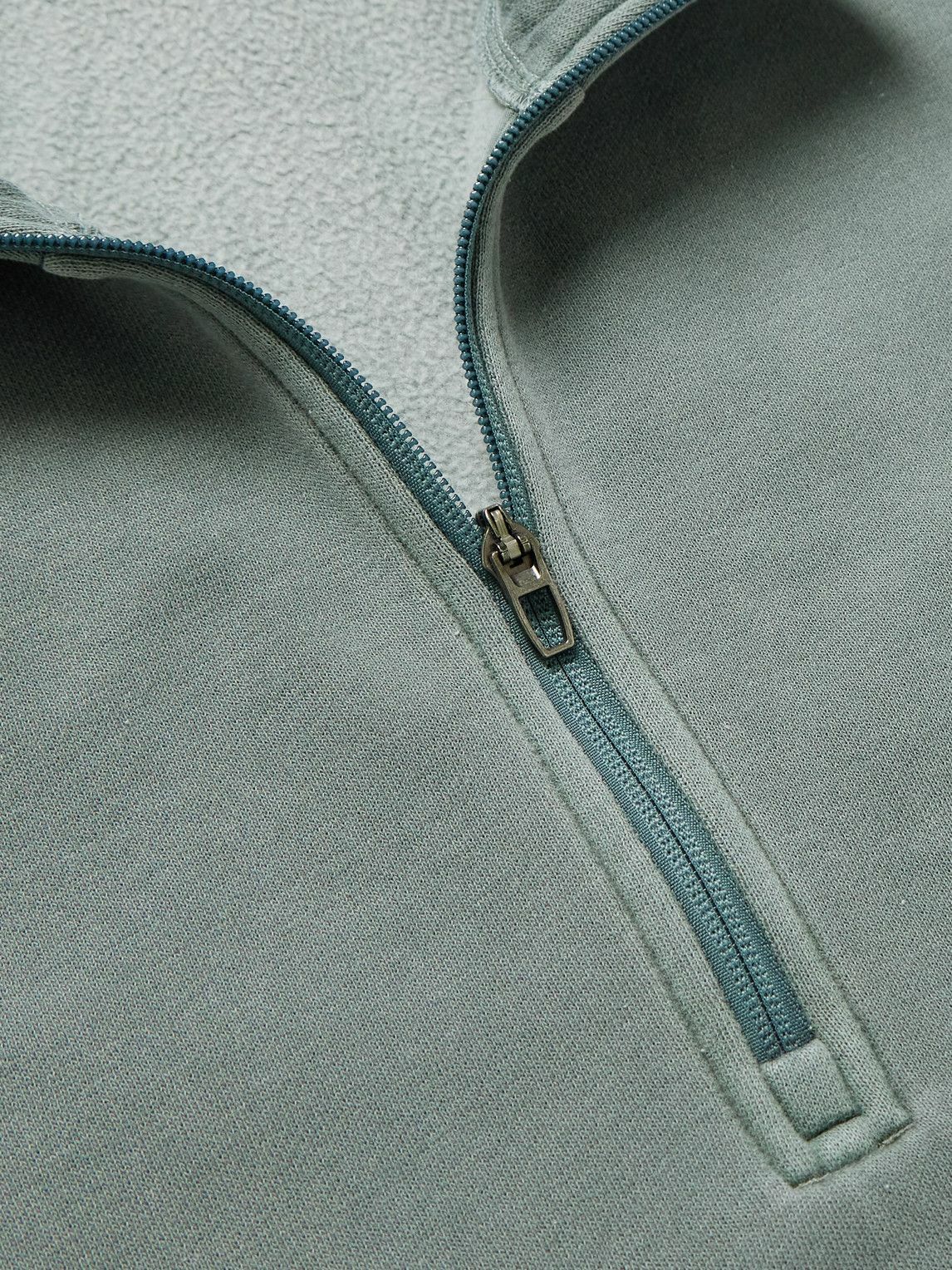 Lululemon - Steady State Cotton-Blend Jersey Half-Zip Sweatshirt - Green