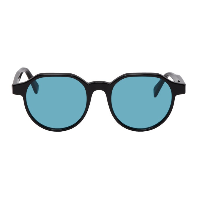 Photo: Super Black and Blue Noto Sunglasses